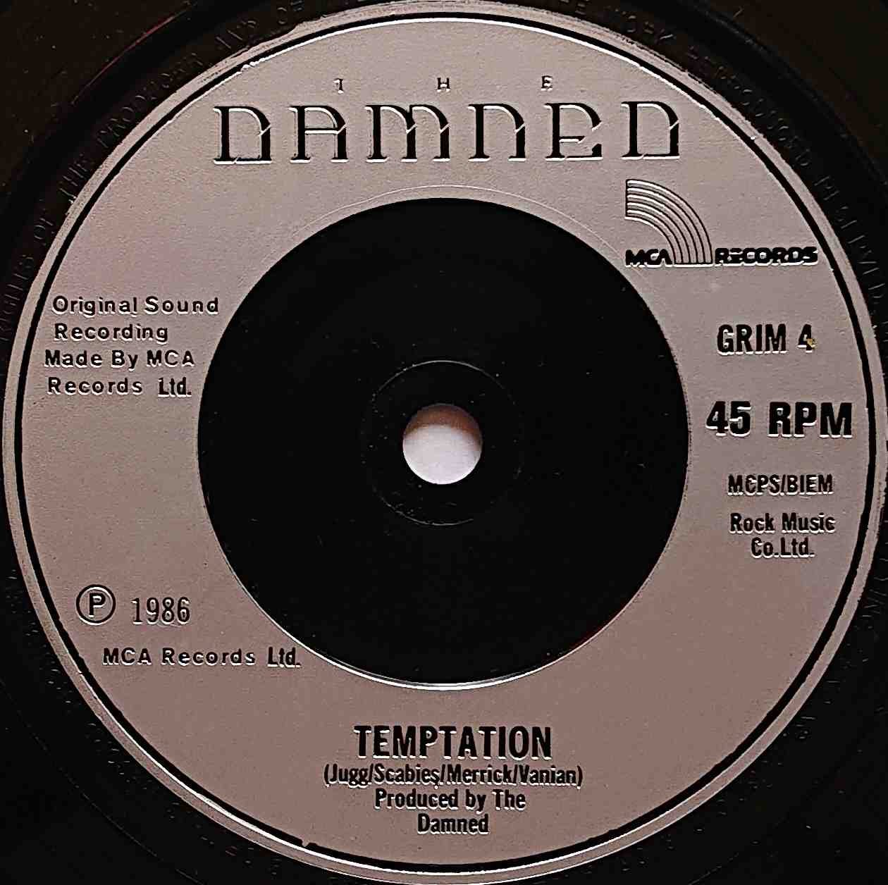 GRIM 4 Eloise The Damned Label